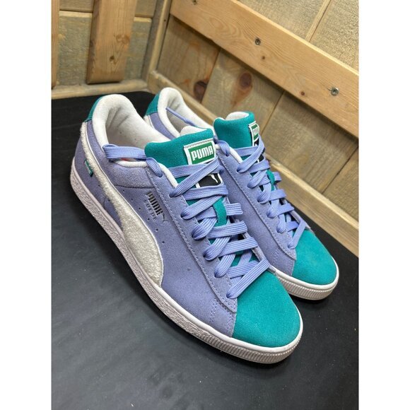 Puma Suede Fandom Lavender Sneakers Mens Size 9.5 - Picture 2 of 8
